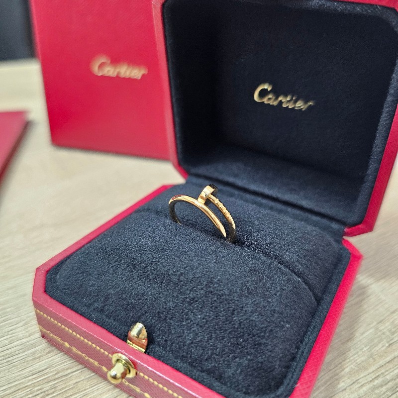 [品況優美品❣️] Cartier卡地亞750黃K JusteUnClou釘字戒指-1