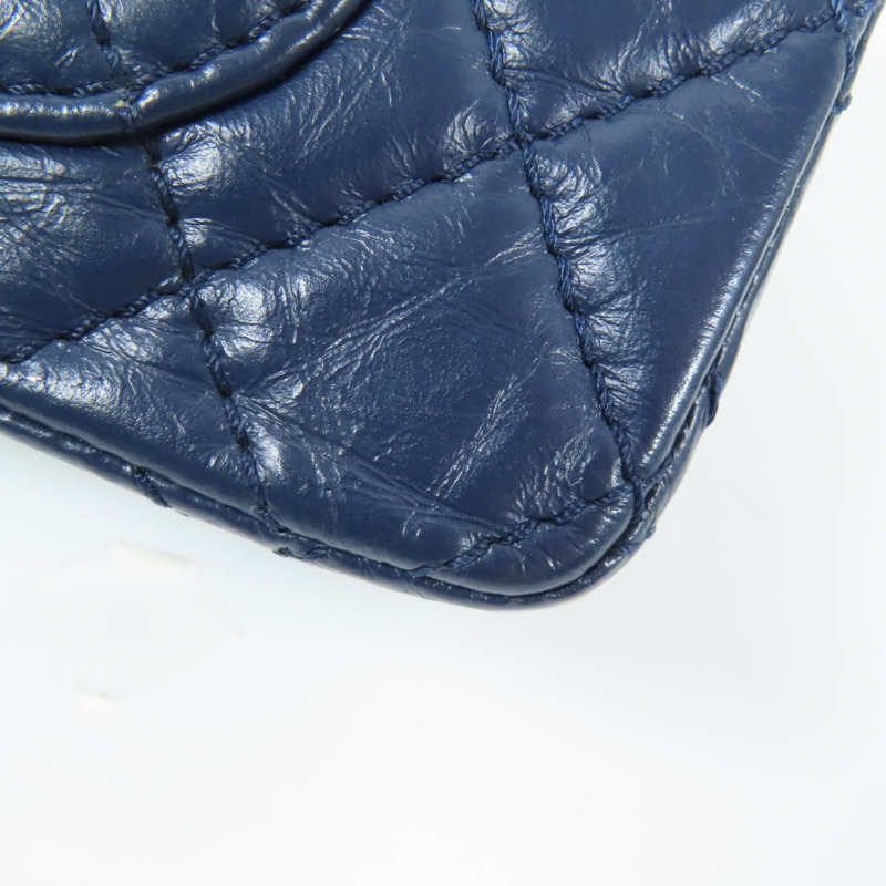 CHANEL 牛皮皮革2.55金扣鏈帶肩背袋-9