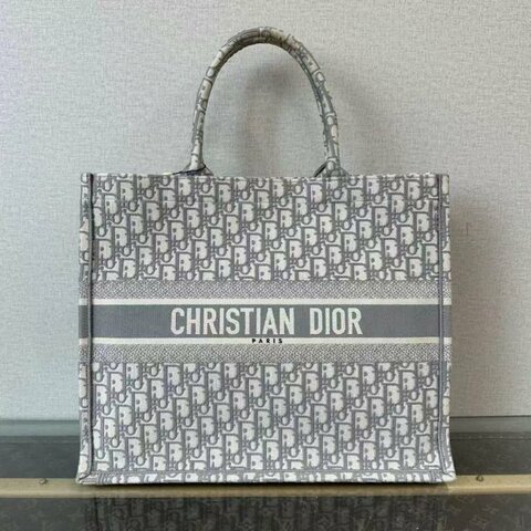✨DIOR 老花book tote大號42*35*18.5 98新 配件塵袋