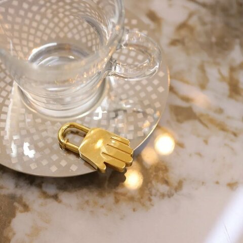 Hermès 手掌 Cadena Lock 包包綴飾 鎖 （2002年典藏款）