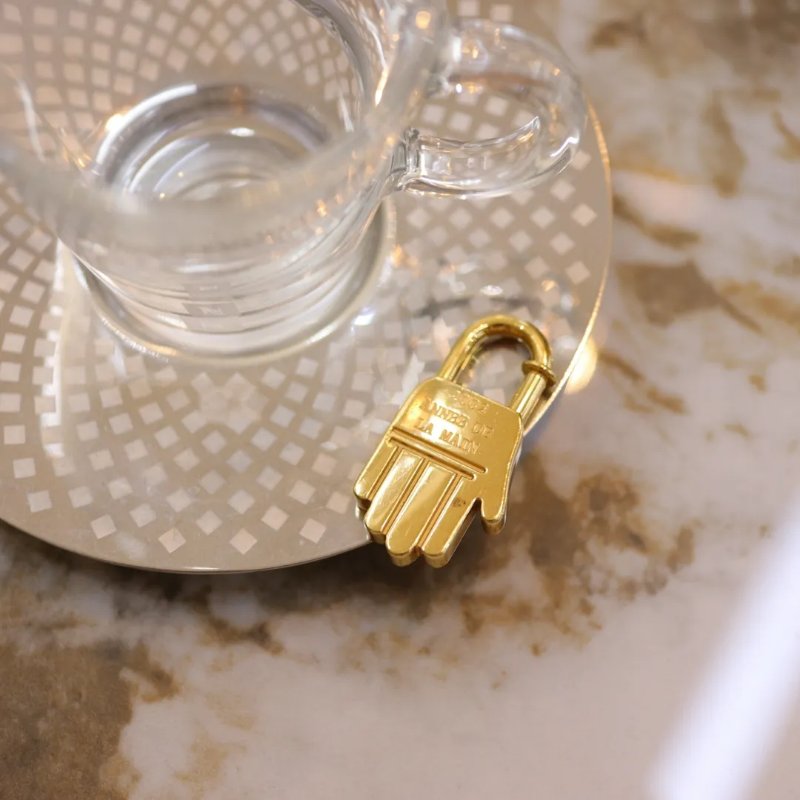 Hermès 手掌 Cadena Lock 包包綴飾 鎖 (2002年典藏款)-1