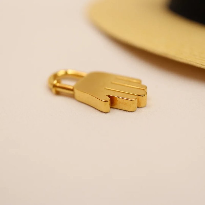 Hermès 手掌 Cadena Lock 包包綴飾 鎖 (2002年典藏款)-7