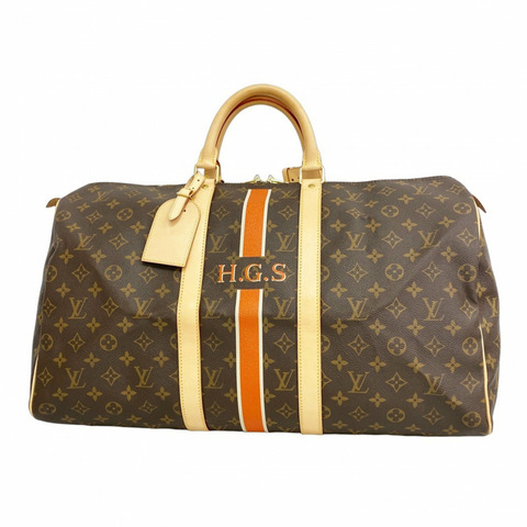 Louis Vuitton Monogram Keepall 50 波士頓包 M41426 棕色 My LV Heritage 男/女款