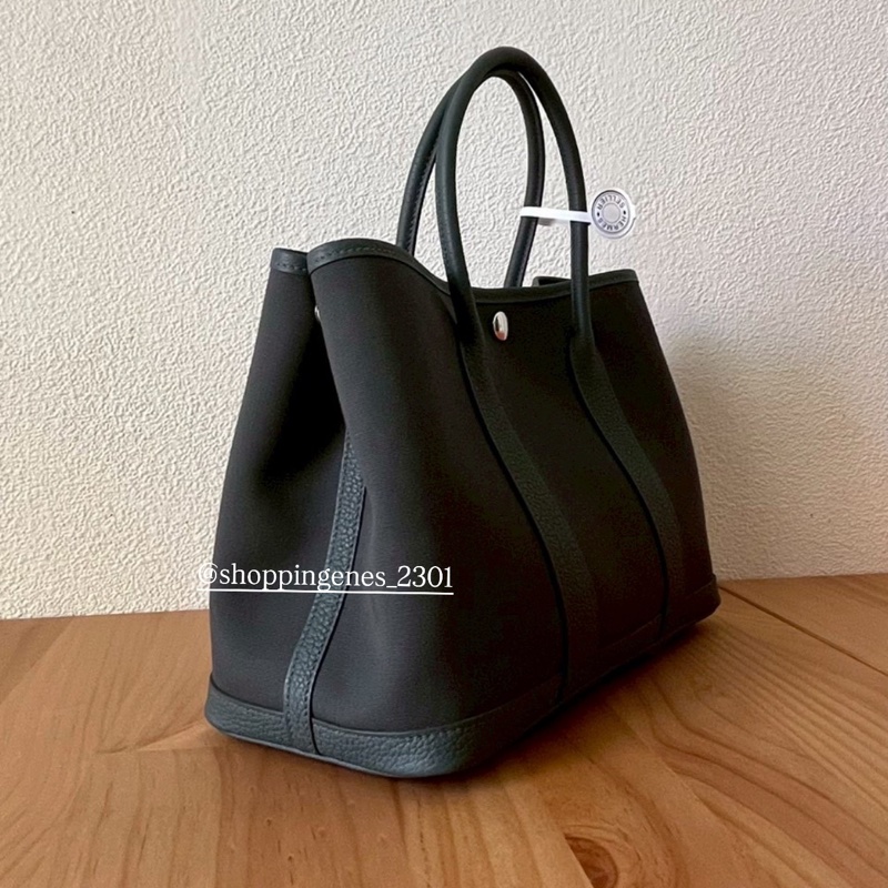 沒有了 愛馬仕 Hermes 全新品 花園包30 garden party 2025新色Q0灰綠色❗️尚未抵台-3