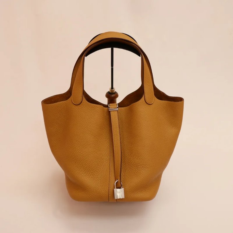 Hermes Picotin 22 P22 菜籃子 餅乾色-2