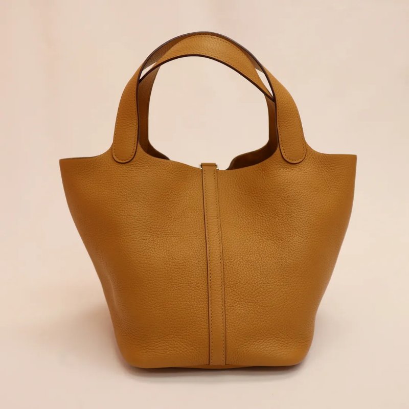 Hermes Picotin 22 P22 菜籃子 餅乾色-6