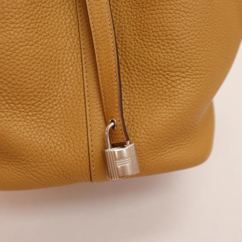 Hermes Picotin 22 P22 菜籃子 餅乾色-8