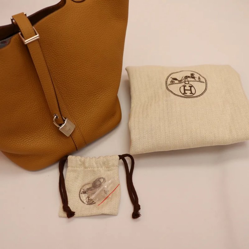 Hermes Picotin 22 P22 菜籃子 餅乾色-18