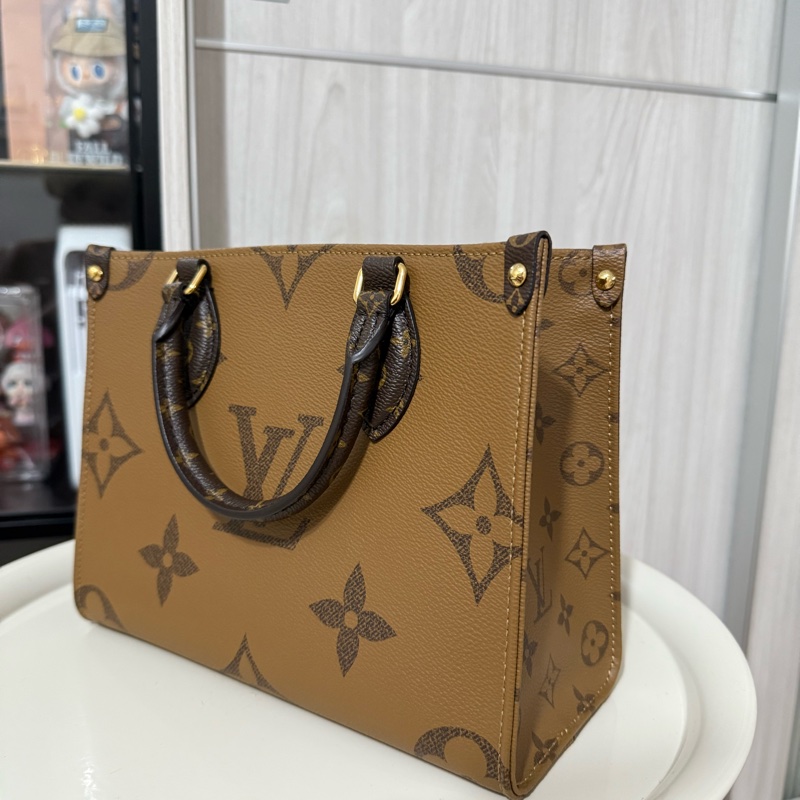 M46373 Louis Vuitton  OnTheGo PM 拼色 手提 斜背 托特包-1
