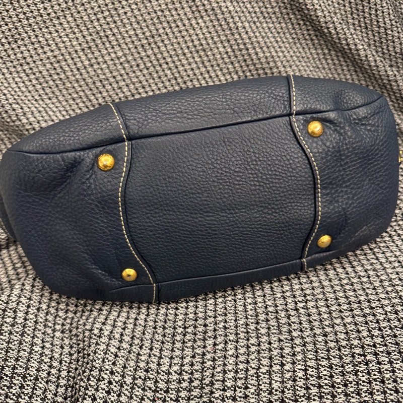 Prada真皮手提托特包-7