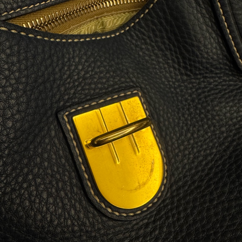 Prada真皮手提托特包-11