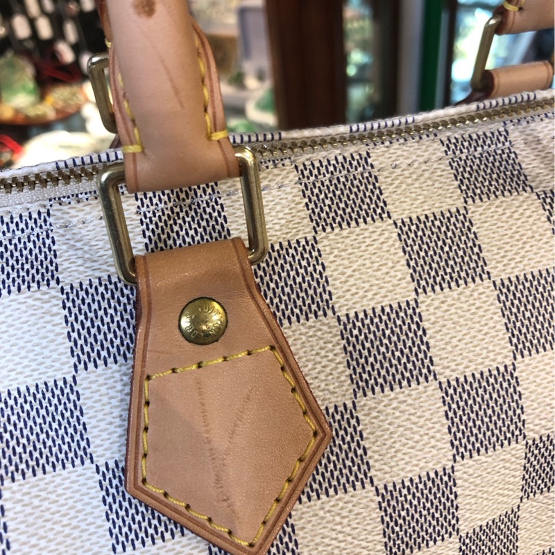 Louis Vuitton Pre-Owned Damier Azur Speedy 25 波士顿包（2016年典藏款）-2