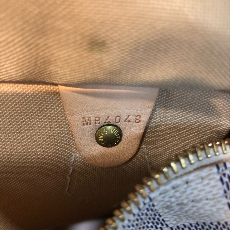 Louis Vuitton Pre-Owned Damier Azur Speedy 25 波士顿包（2016年典藏款）-6