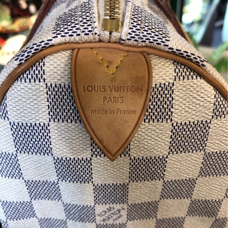 Louis Vuitton Pre-Owned Damier Azur Speedy 25 波士顿包（2016年典藏款）-8