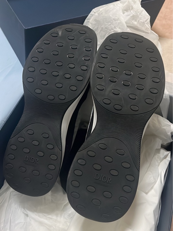 Dior迪奧b25藍色黑色甕皮運動鞋 布鞋 休閒鞋 專櫃3萬3-2