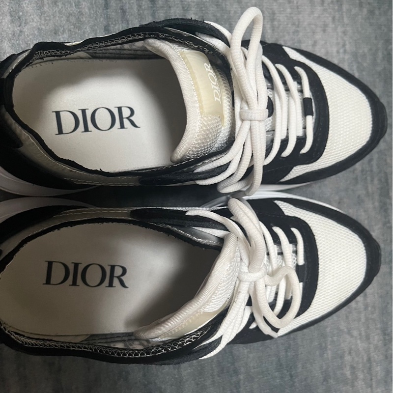 Dior迪奧b25藍色黑色甕皮運動鞋 布鞋 休閒鞋 專櫃3萬3-7