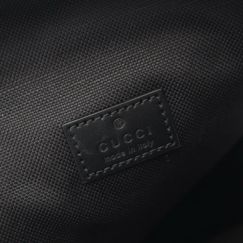 GUCCI GG 小號斜背包 822073FADJM1043 帆布 黑色 全新 男款-3