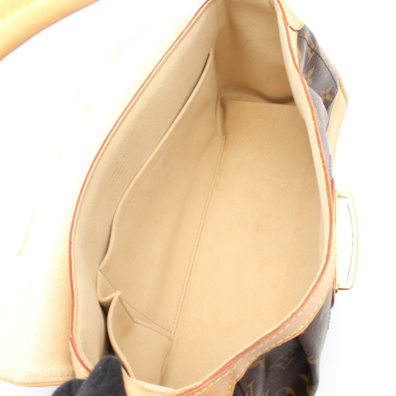 LOUIS VUITTON Beverly 中型單肩包 手提包 M40121 字母帆布 棕色 二手 LV-2