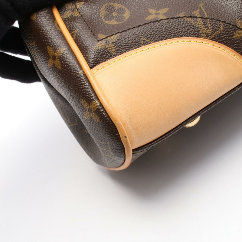 LOUIS VUITTON Beverly 中型單肩包 手提包 M40121 字母帆布 棕色 二手 LV-10