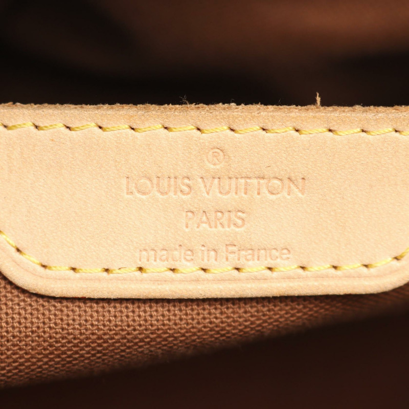LOUIS VUITTON Palermo GM 單肩托特包 M40146 Monogram 帆布棕色二手 LV-3