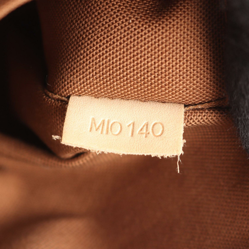 LOUIS VUITTON Palermo GM 單肩托特包 M40146 Monogram 帆布棕色二手 LV-4