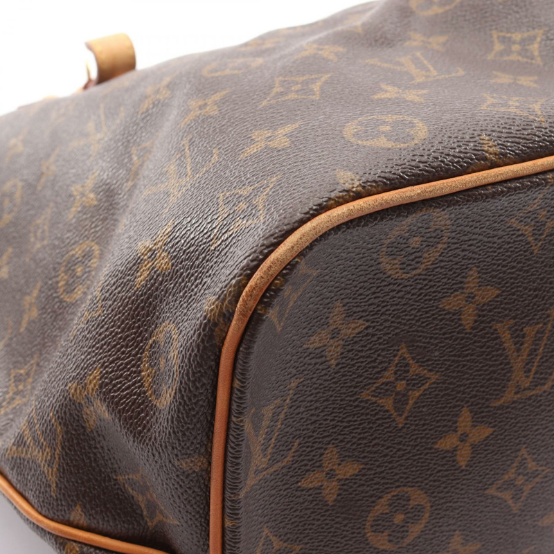 LOUIS VUITTON Palermo GM 單肩托特包 M40146 Monogram 帆布棕色二手 LV-5