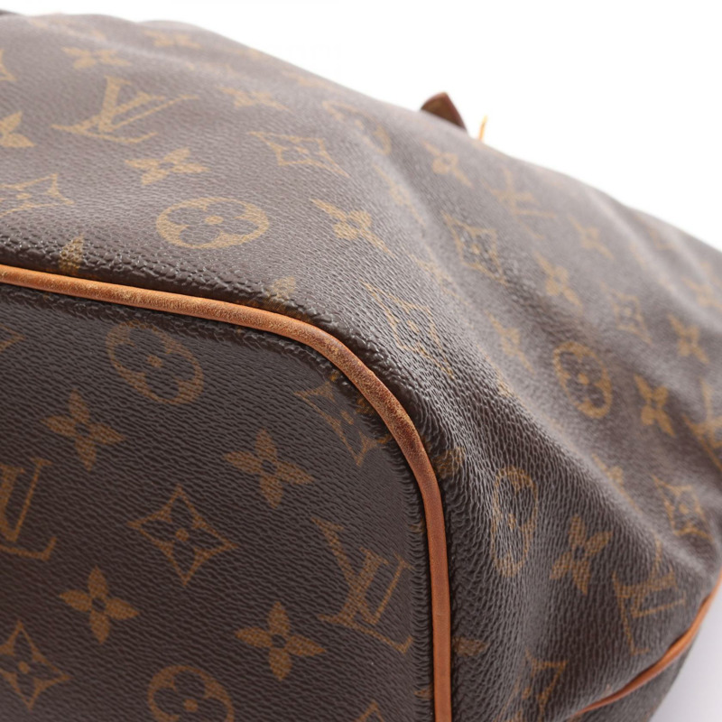 LOUIS VUITTON Palermo GM 單肩托特包 M40146 Monogram 帆布棕色二手 LV-6