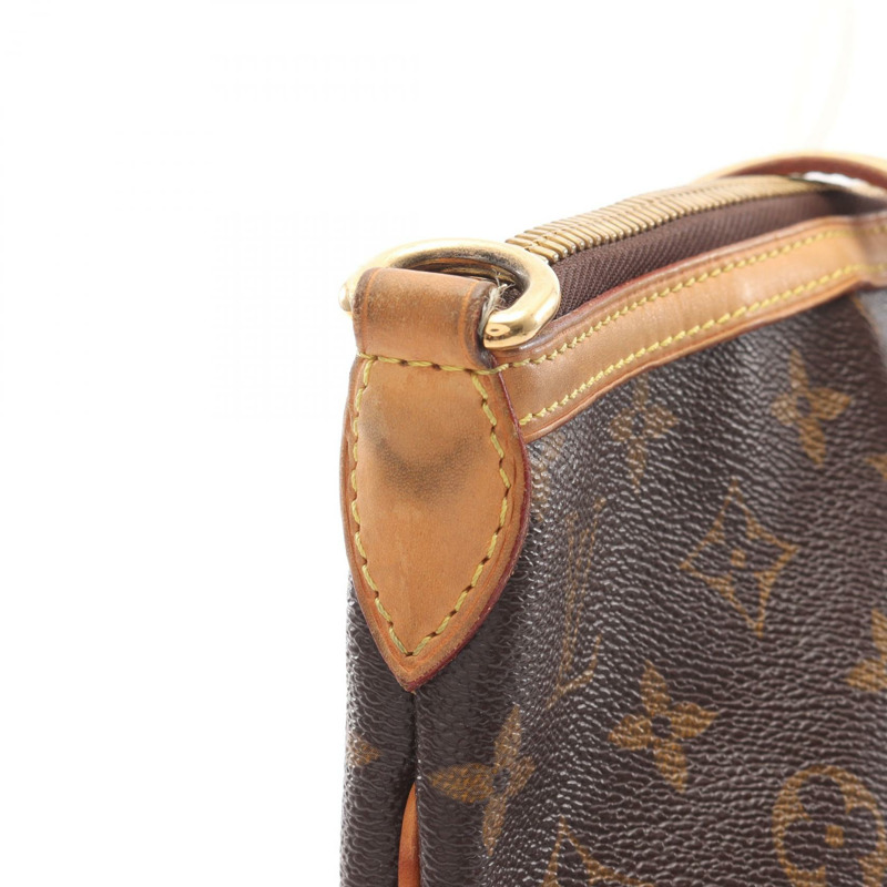 LOUIS VUITTON Palermo GM 單肩托特包 M40146 Monogram 帆布棕色二手 LV-9