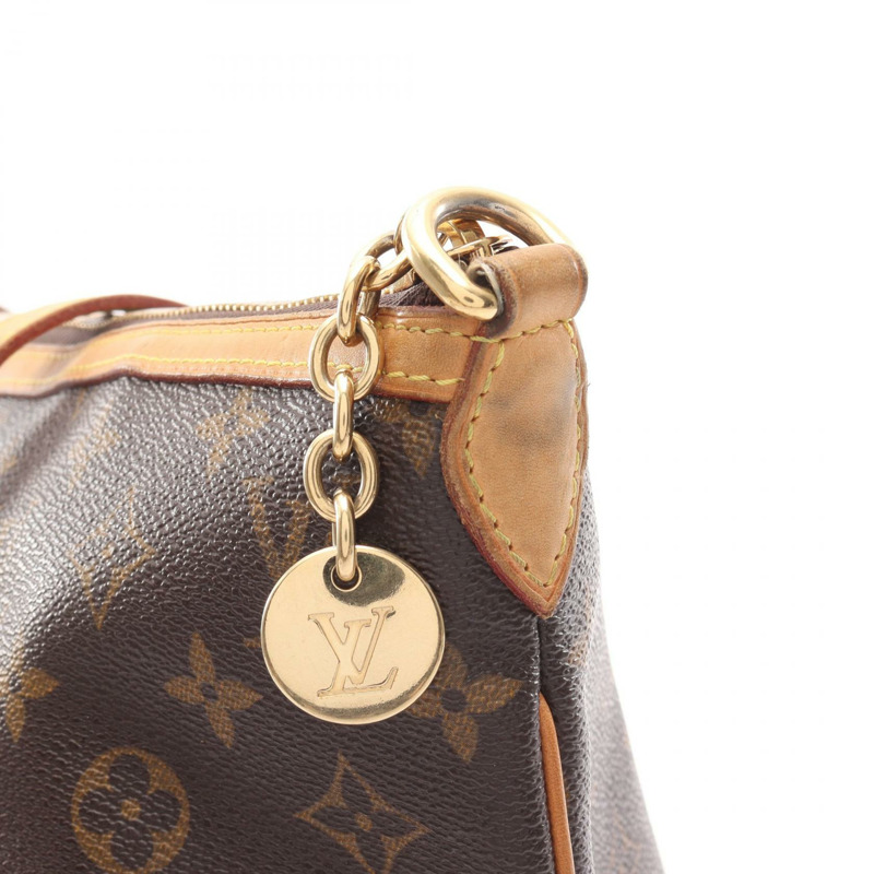 LOUIS VUITTON Palermo GM 單肩托特包 M40146 Monogram 帆布棕色二手 LV-10