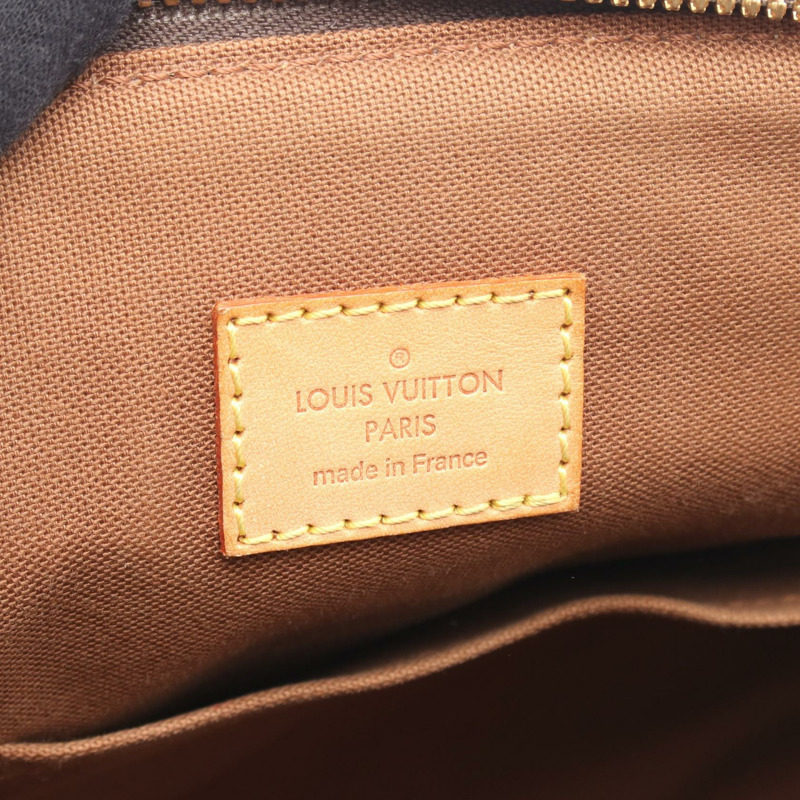 LOUIS VUITTON Tivoli GM 手提包 M40144 Monogram 帆布皮革棕色二手女士-3