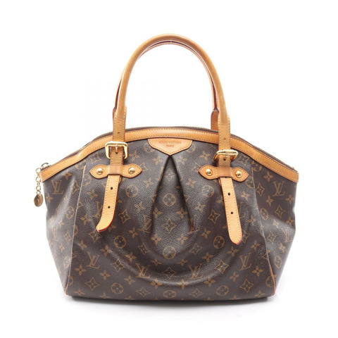 LOUIS VUITTON Tivoli GM 手提包 M40144 Monogram 帆布皮革棕色二手女士