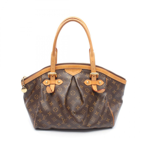 LOUIS VUITTON Tivoli GM 手提包 M40144 Monogram 帆布皮革棕色二手女士