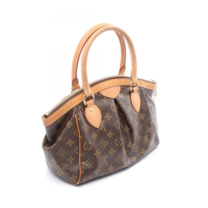 LOUIS VUITTON Tivoli PM 手提包 M40143 Monogram 帆布 皮革 棕色 二手 女款-1