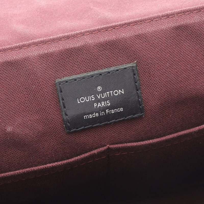 LOUIS VUITTON District PM 單肩包 M40935 Monogram macassar 棕色黑色二手-3