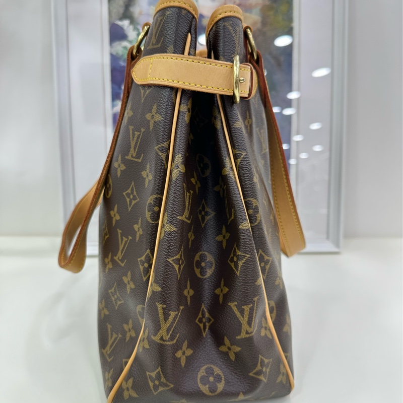 LV 路易威登 中古豎版Batignolles老花南瓜包 手提單肩包 06年標 原始成色 99新-3