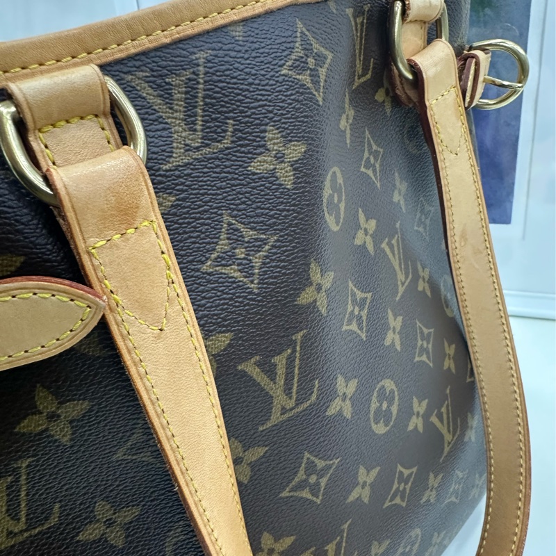 LV 路易威登 中古豎版Batignolles老花南瓜包 手提單肩包 06年標 原始成色 99新-7