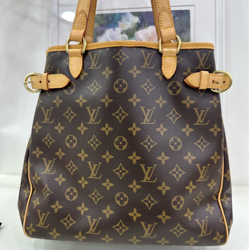 LV 路易威登 中古豎版Batignolles老花南瓜包 手提單肩包 06年標 原始成色 99新-8