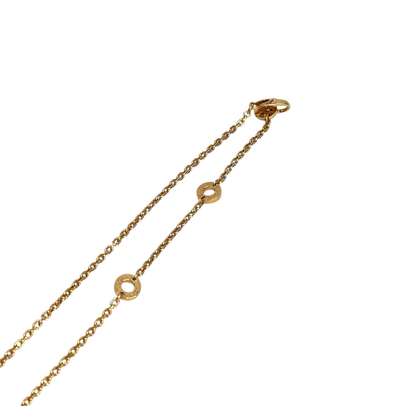 Bvlgari 750玫瑰金螺旋滿鑽B.Zero 1項鍊 360248-3