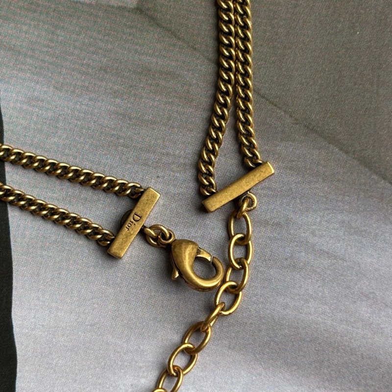 ::Christian Dior:: J'Adior系列復古金字母項鍊 頸鍊-4