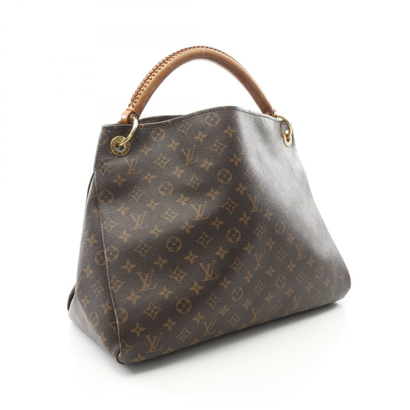 LOUIS VUITTON Artsy 中型單肩包 M40249 Monogram 帆布棕色二手女士 LV-1
