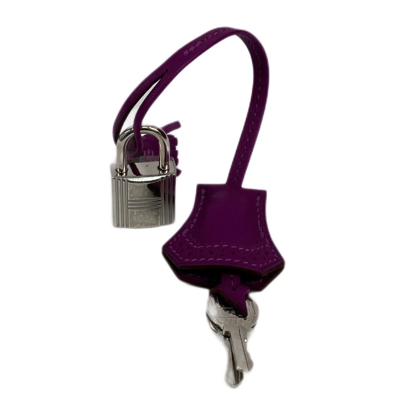 △ Hermes 愛馬仕 Anemone Togo Calfskin Kelly 32 Ghillies Palladium Metal 2 Way Bag Stamp[R] 海葵紫色粒紋小牛皮鍍鈀金屬兩用袋[R]刻 - 257014315-29