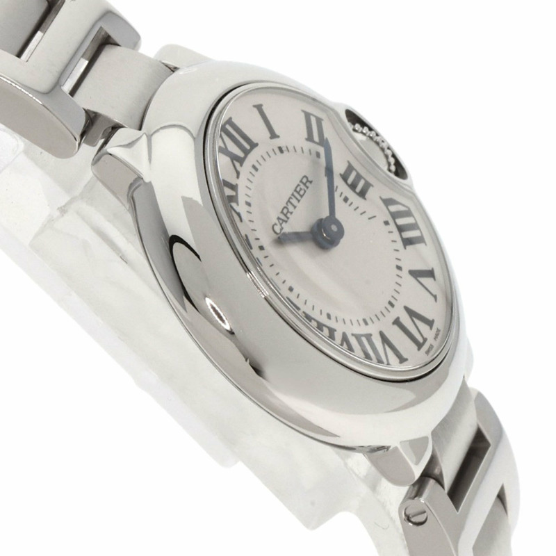 卡地亞 (Cartier) W69010Z4 Ballon Bleu 28 毫米不鏽鋼女士腕錶-5