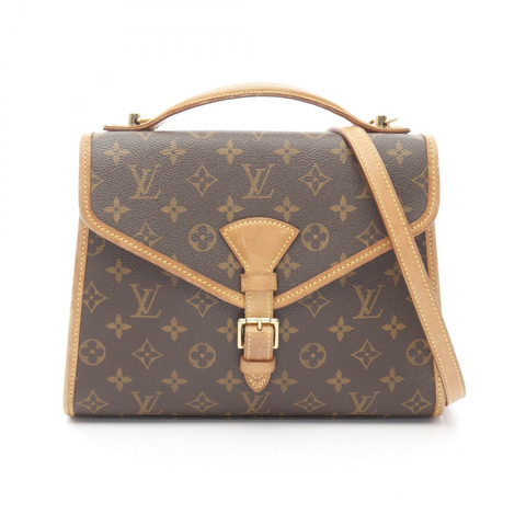 LOUIS VUITTON Bel Air 單肩包 手提包 M51122 Monogram 帆布 棕色 二手 女款