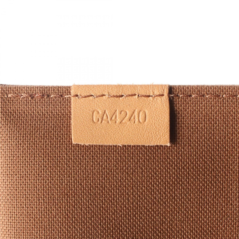 LOUIS VUITTON Petit Sac Plat 單肩包 M69442 Monogram 帆布 棕色 二手-4