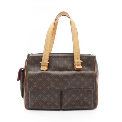 LOUIS VUITTON Multipli cite 手提包 M51162 Monogram 帆布 棕色 二手 女士 LV