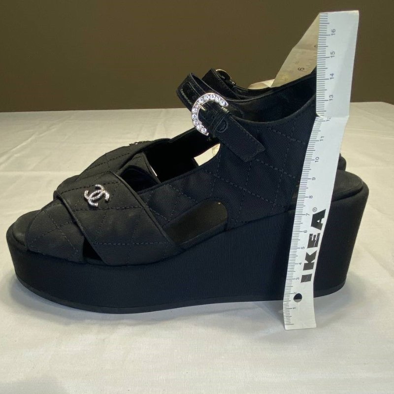 Chanel Dad Sandals cloth sandal 37.5號-10