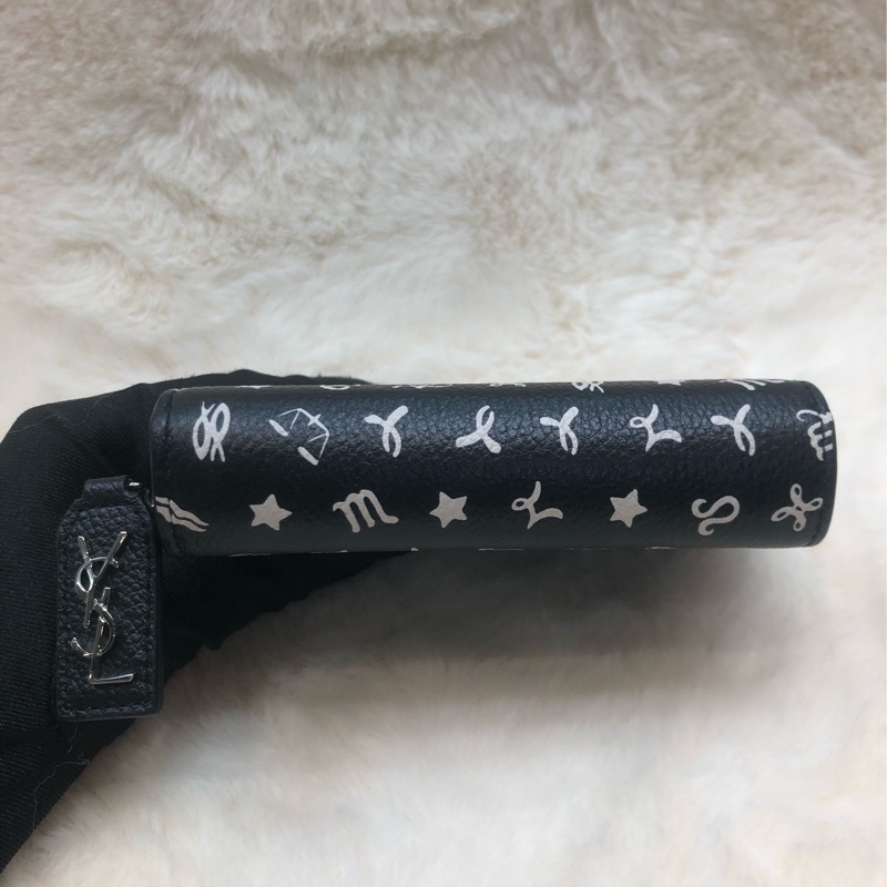 YSL 聖羅蘭星座系列 黑色短銀包 I373-13