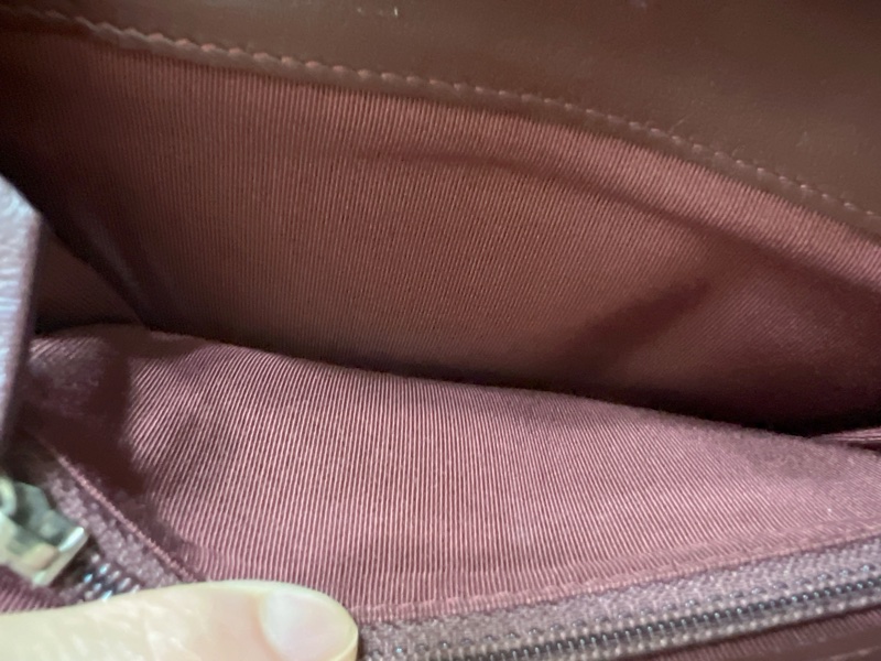 香奈兒羊皮對開長夾(黑)-13