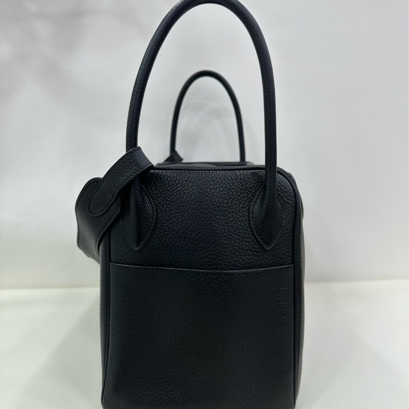Hermes 愛馬仕 黑銀 lindy 34 框O-2