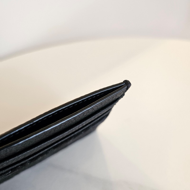 [品況優❣️] Dior 黑色Oblique緹花卡夾-4